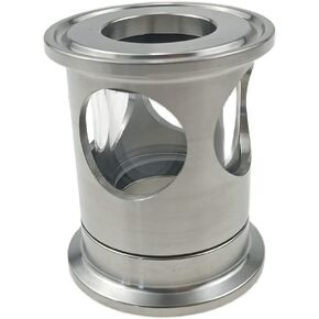 1.5"/1" Tri Clamp High Flow Sights TC flanges Compact Mini Sight Glass 2.34" Long SS304 Stainless Steel