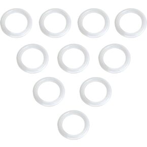 Tri Clamp Silicone Gasket O-Ring 2 Inch Fits OD 64mm Sanitary Pipe Weld Ferrule (Pack of 10)