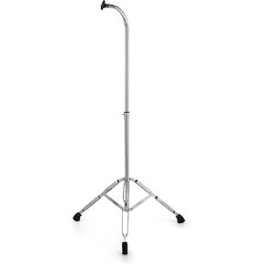 Stainless Steel Bar Chimes Tripod Stand, 24-44 Inch Height Adjustable Wind Chime Stand Mounting Stand, Solid Stability Non-slip Rubber Feet, Foldable for Easy Storage