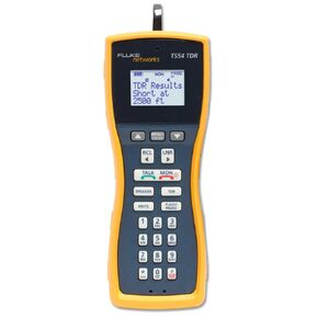 Fluke Networks TS54-BANA Premium Voice Data and Video Telephone Test Set with TDR, Extra-Large Alligator Clips and Test Probe, 4mm Banana, Black