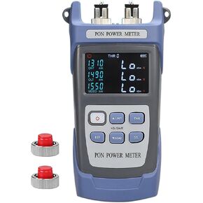 Optical Fiber Cable APC PON Power Meter Tester Tool ONT OLT Handheld PON Network Detection Online Fiber Tester with FC SC APC Adapter in Saudi Arabia