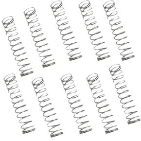 20pcs 304 Stainless Steel Compression Springs0.6mmx10mmx50mm Springs Long Spring Connector