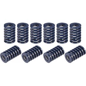 uxcell 3D Printer Die Spring, 10pcs 12mm OD 20mm Long Spiral Stamping Light Load Compression Mould Die Springs for 3D Printer Electric Part, Blue