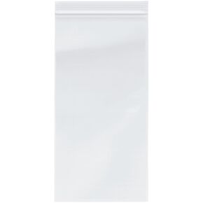 Plymor 6" x 12" (Pack of 100), 2 Mil Zipper Reclosable Plastic Bags