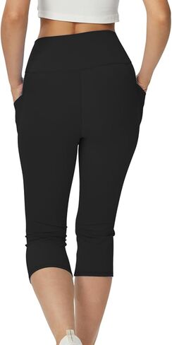 Cicendy Women Flare Leggings with Side Pockets,Crossover Yoga Pants Bootleg High Waisted Stretchy Control Gym Workout Pants in Kuwait