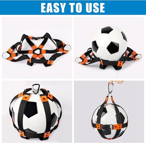 حقيبة كرة شبكية مكونة من قطعتين، حقيبة كرة سلة قابلة للتعديل، حقيبة تخزين كرة رياضية محمولة لحمل كرة القدم وكرة القدم الطائرة، مثالية لعشاق رياضات الكرة in Kuwait