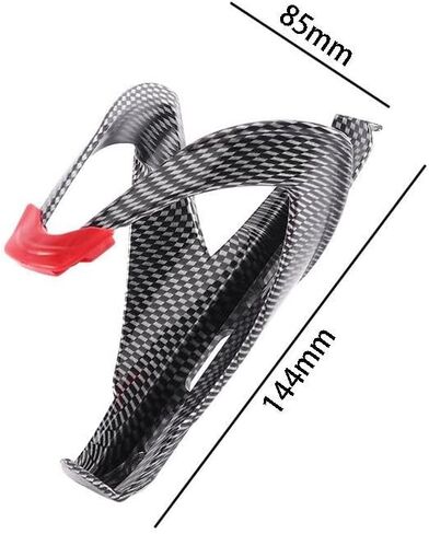 Bike Water Bottle Cages Holder,Lightweight Plastic Bicycle Bottle Cage Rack Bike Drink Water Bottle Cage Holder Brackets for Road Bike MTB Cycling(Black) in Saudi Arabia