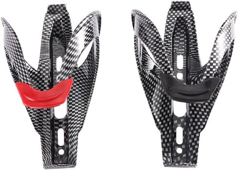 Bike Water Bottle Cages Holder,Lightweight Plastic Bicycle Bottle Cage Rack Bike Drink Water Bottle Cage Holder Brackets for Road Bike MTB Cycling(Black) in Saudi Arabia
