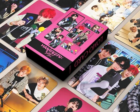 بيان ENHYPEN: بطاقات الصور لليوم الأول 55 قطعة 2023 بيان الألبوم الجديد الرابع: اليوم الأول Lomo Cards هدية سلع Kpop للمعجبين الأولاد والبنات ENGENE-Type B in Kuwait