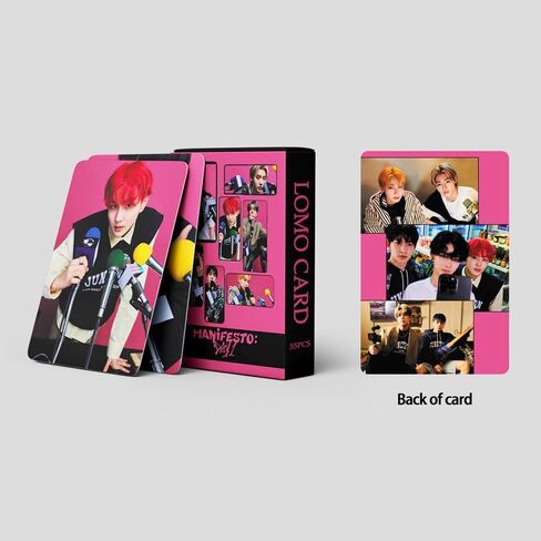 بيان ENHYPEN: بطاقات الصور لليوم الأول 55 قطعة 2023 بيان الألبوم الجديد الرابع: اليوم الأول Lomo Cards هدية سلع Kpop للمعجبين الأولاد والبنات ENGENE-Type B in Kuwait