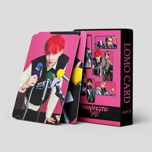 بيان ENHYPEN: بطاقات الصور لليوم الأول 55 قطعة 2023 بيان الألبوم الجديد الرابع: اليوم الأول Lomo Cards هدية سلع Kpop للمعجبين الأولاد والبنات ENGENE-Type B in Kuwait