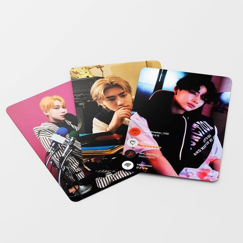 بيان ENHYPEN: بطاقات الصور لليوم الأول 55 قطعة 2023 بيان الألبوم الجديد الرابع: اليوم الأول Lomo Cards هدية سلع Kpop للمعجبين الأولاد والبنات ENGENE-Type B in Kuwait