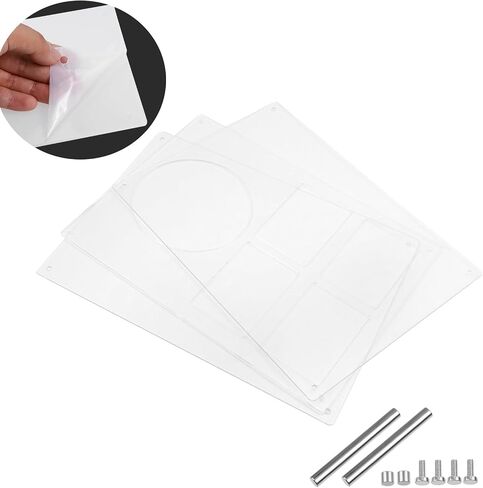 Kpop Acrylic CD/Photocard Display Clear CD Display Frame Photocard Holder with 1 CD Slot & 4 Photocard Slots for Displaying, Collecting, Picture, CD in Saudi Arabia