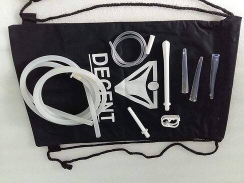 The Perfect Enema Bag Kit for Colon Cleansing with Silicone Hose (1 Quart, Open top) | Instuction Booklet in Saudi Arabia
