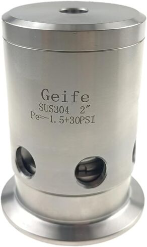 2" Tri Clamp PRV Fixed at 15 psi, 30 psi or 45 psi Pressure Relief and Vacuum Valve Stainless Steel 304 (30 psi (2 bar)) in Kuwait