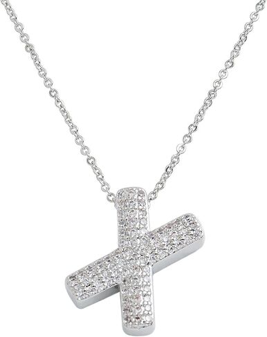 LCLMHJ Bubble Letter Necklace Dainty Balloon Initial Necklace for Womens Mens Iced Out Cubic Zirconia Letter A-Z Pendant Necklace in Saudi Arabia