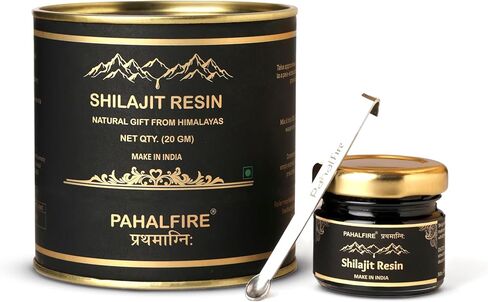 Pure Himalayan Organic Shilajit Resin Gold Grade | wild-harvested in India | Enhance Performance, Boost Stamina | Fulvic Acid, 85+ Trace Minerals |Men, Women | Natural, Vegan| 20Gm, Pack of 1 in Saudi Arabia
