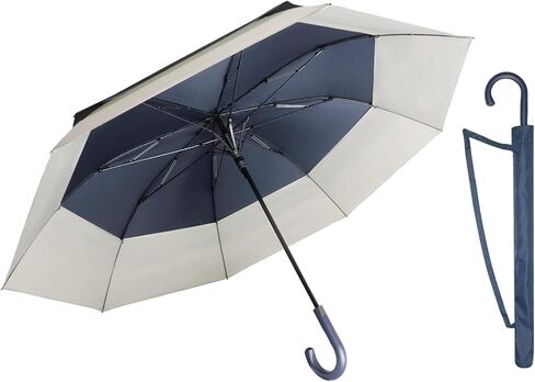 مظلة جولف مقاومة للرياح مقاس 62/64 بوصة، مظلة كبيرة جدًا ذات مظلة مزدوجة مزودة بفتحات تهوية ومفتوحة تلقائيًا للرجال والنساء in Kuwait