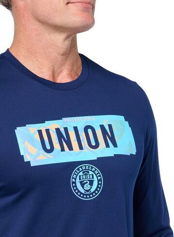 adidas Men's Philadelphia Union Long Sleeve Pre-Game T-Shirt in Saudi Arabia