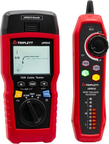 Triplett LVPRO10 TDR/Cable Tester - Test and Trace Both Twisted Pair (CAT5E/6/6A/8) and Coax Cables in Saudi Arabia