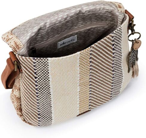 Sakroots Crossbody Bag in Eco-Twill, Multifunctional Purse with Adjustable Strap & Zipper Pockets in Kuwait