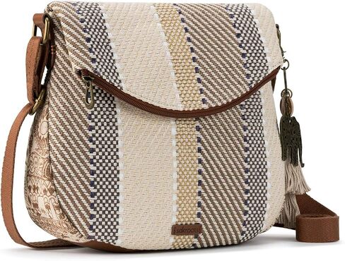 Sakroots Crossbody Bag in Eco-Twill, Multifunctional Purse with Adjustable Strap & Zipper Pockets in Kuwait