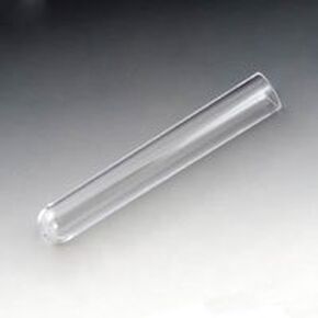Globe Scientific 110410LB Polystyrene Test Tube, Light Blue, 5mL Capacity, 12mm Diameter, 75mm Height, Pack of 1000