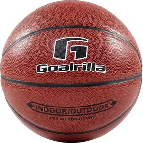 Goalrilla Indoor/Outdoor Men's Regulation Size Basketball with Composite Cover and Incredible Durability, Size 7