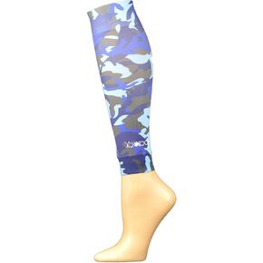13" Blue Camo Performance Liner Sleeves Moisture Wicking Protection for Field Hockey Soccer Ski Horseback Riding