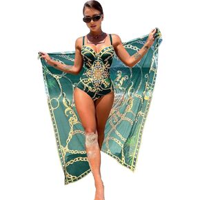 One Piece Swimsuit Women with Beach Cover Up Wrap Skirt Set, Bathing Suit for Women, Swimsuit Women, Bathing Suit
