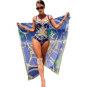 One Piece Swimsuit Women with Beach Cover Up Wrap Skirt Set, Bathing Suit for Women, Swimsuit Women, Bathing Suit