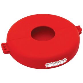 7247 Gate Valve Lockout, 6.5"-10" Wheel, Red
