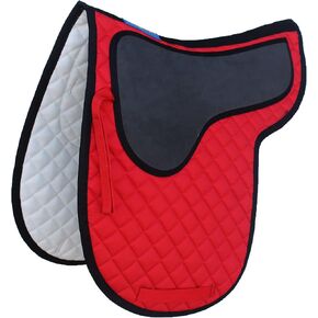 وسادة سرج مبطنة من قطن الحصان للقفز باللون الأحمر 72F21 in Kuwait