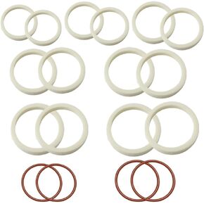2 pcs of Each 30/32/34/35/36/38/40 mm Cycling Suspension Sponge Ring Oil Sealed Foam Shock Absorbing+ 2 pcs of Each 30/32 mm Travel O-Rings Stroke Circle for Bike Bicycle Front Fork