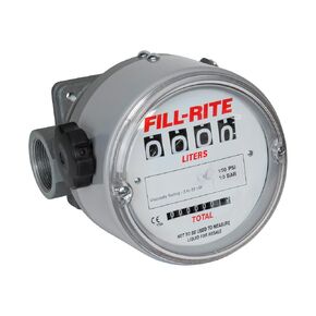 Fill-Rite TN860AN1CAB1LAC High Flow/High Pressure Rugged Application Meters, 150 PSI, 1-1/2" NPT, 23 to 230 LPM, 3-22 Viscosity Range
