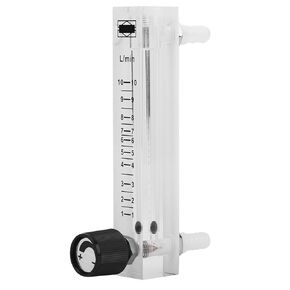 Oxygen/Air/Gas Peak Flow Meter, LZQ-7 1-10LPM Flowmeter Flow Meter with Control Valve, 0-3LPPM Working Pressure Less Than 0.6Mpa
