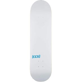 [CCS] Logo Skateboard Deck White 7.75"