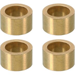 PATIKIL M14 Brass Spacers, 4 Pcs Metal Spacer Brass 14mm ID x 20mm OD x 10mm L Brass Spacers Screw Standoff for 5/9 Inch or M14 Screw
