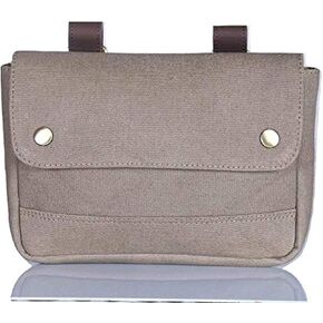 Canvas Leather Bike Handlebar Bag Vintage Bicycle Bag Seat Bag Cycling Bag Panniers Lunch Box Waterproof Mountain Bike Front Bag Multifunctional Road Bike Basket Bicycle Bag Professional Cycling Acces in Kuwait