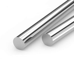 2PCs 8mm x 250mm (.315" x 9.84") Chrome Plated Linear Motion Rod，iNTERY Case Hardened Linear Motion Guide Rail Round Shaft for 3D Printer Parts- Metric h8 Tolerance