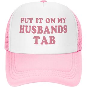 Funny Trucker Hats for Women Pink Hot Pink Men Funny Gag Baseball Hat for Girls Humor Gift Men