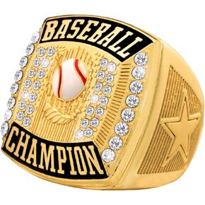 Crown Awards Baseball Rings, Gold Champion Baseball Ring 2.0, Prime
