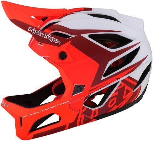 Troy Lee Designs Stage Valence Full Face Mountain Bike Helmet for Max Ventilation Lightweight MIPS EPP EPS Racing Downhill DH BMX MTB - Adult Men Women (Red, XL/XXL) in Saudi Arabia