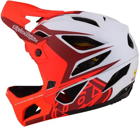 Troy Lee Designs Stage Valence Full Face Mountain Bike Helmet for Max Ventilation Lightweight MIPS EPP EPS Racing Downhill DH BMX MTB - Adult Men Women (Red, XL/XXL) in Saudi Arabia