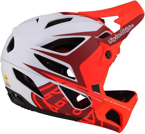 Troy Lee Designs Stage Valence Full Face Mountain Bike Helmet for Max Ventilation Lightweight MIPS EPP EPS Racing Downhill DH BMX MTB - Adult Men Women (Red, XL/XXL) in Saudi Arabia