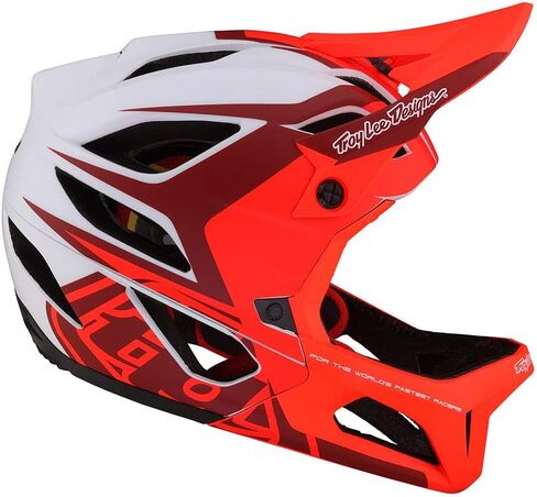 Troy Lee Designs Stage Valence Full Face Mountain Bike Helmet for Max Ventilation Lightweight MIPS EPP EPS Racing Downhill DH BMX MTB - Adult Men Women (Red, XL/XXL) in Saudi Arabia