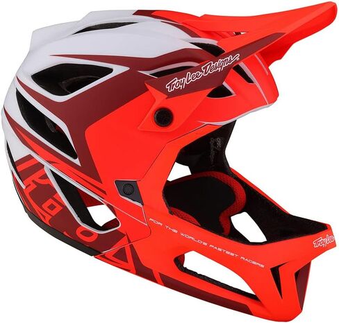 Troy Lee Designs Stage Valence Full Face Mountain Bike Helmet for Max Ventilation Lightweight MIPS EPP EPS Racing Downhill DH BMX MTB - Adult Men Women (Red, XL/XXL) in Saudi Arabia
