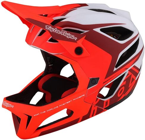 Troy Lee Designs Stage Valence Full Face Mountain Bike Helmet for Max Ventilation Lightweight MIPS EPP EPS Racing Downhill DH BMX MTB - Adult Men Women (Red, XL/XXL) in Saudi Arabia