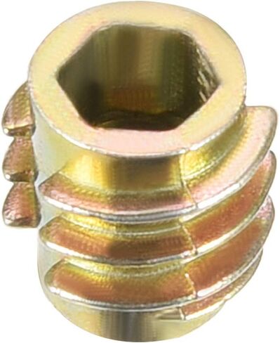 Uxcell الأثاث الخيوط إدراج المكسرات سبائك الزنك عرافة فلوش M4 المواضيع الداخلية 8 مللي متر طول 30 قطعة in Kuwait