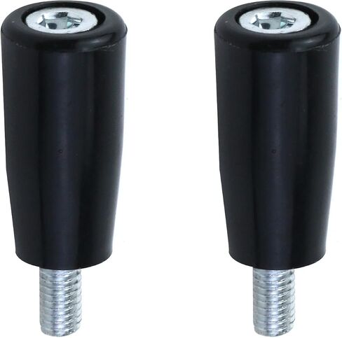 2Pcs M6 Revolving Handwheel Machine Handle M6×32mm Male Threaded Stem Handle Grip Rotating Handle for Milling Machine Lathe Grinding Machine in Saudi Arabia